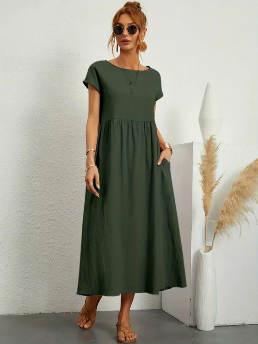 Marianne™ | Elegant rundhalskjole